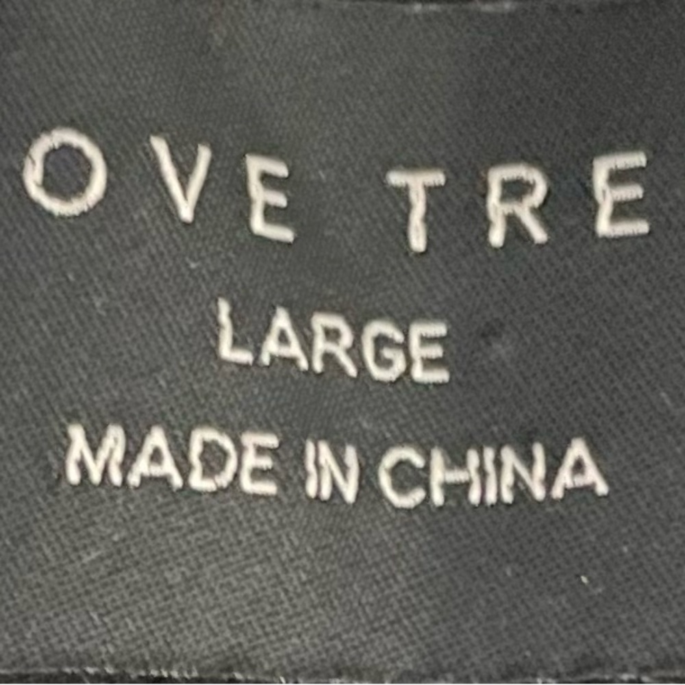 LOVE TREE Women’s Black Winter Wool Pea Coat With Hood & Toggles Size Large - Picture 3 of 9